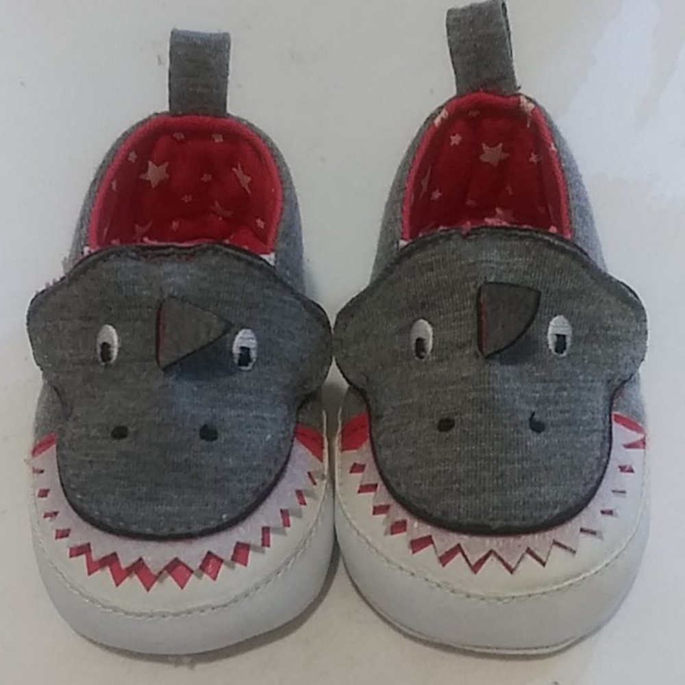 First Step Baby Boy Crib Shoes Size 2